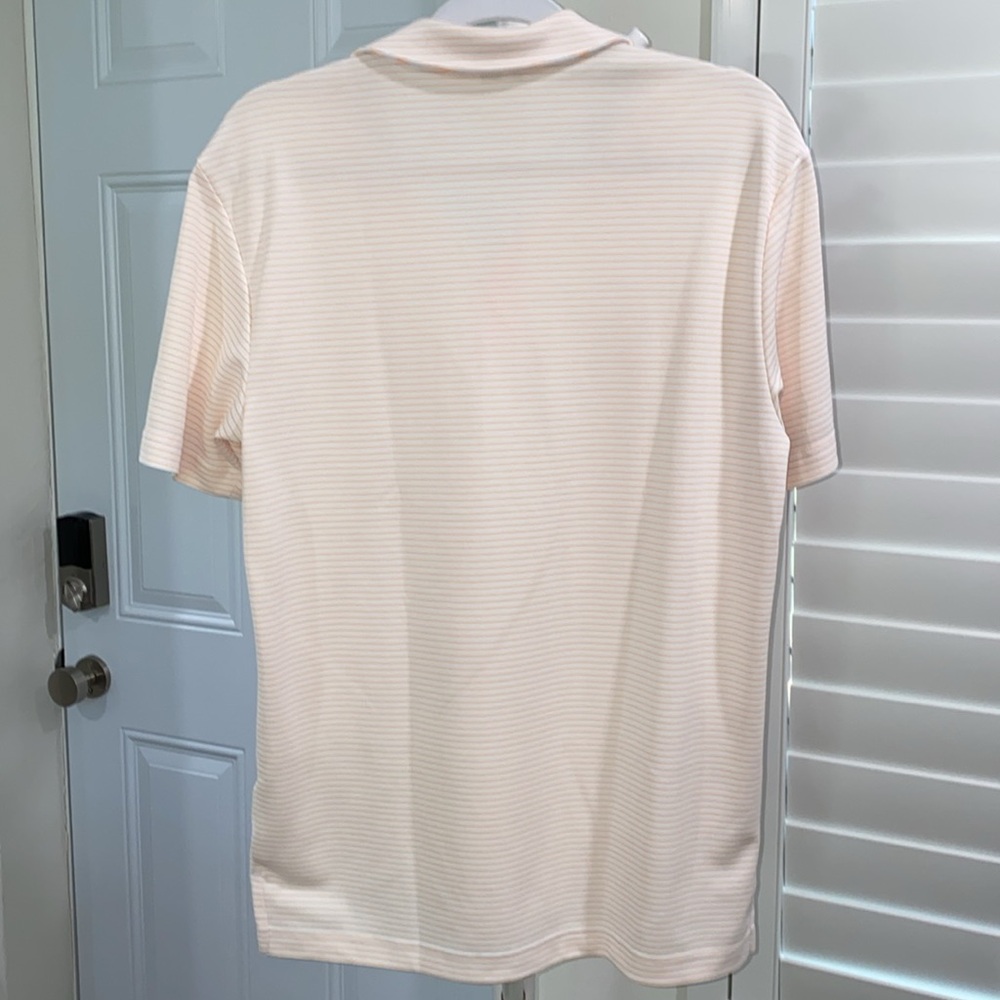 ADIDAS GOLF SHIRT. STRIPED POLO - Picture 2 of 9